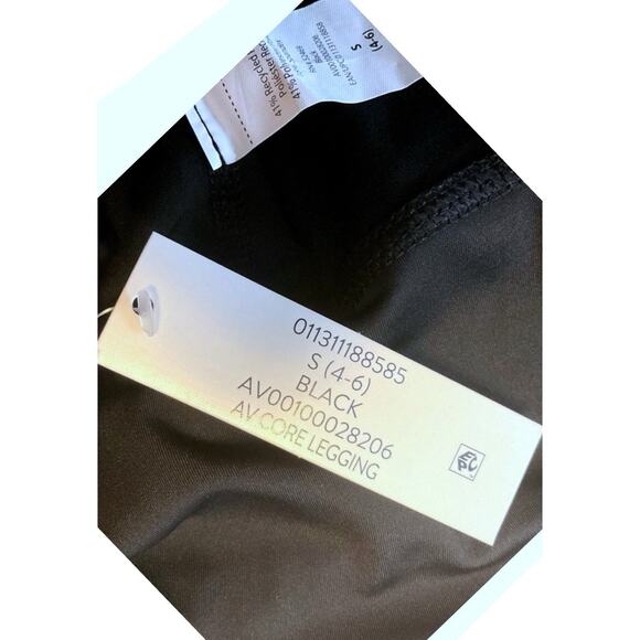 NWT Avia Leggings Women’s Size S (4-6) Black High Waist Ankle Legging UPF 50+ - Picture 10 of 12